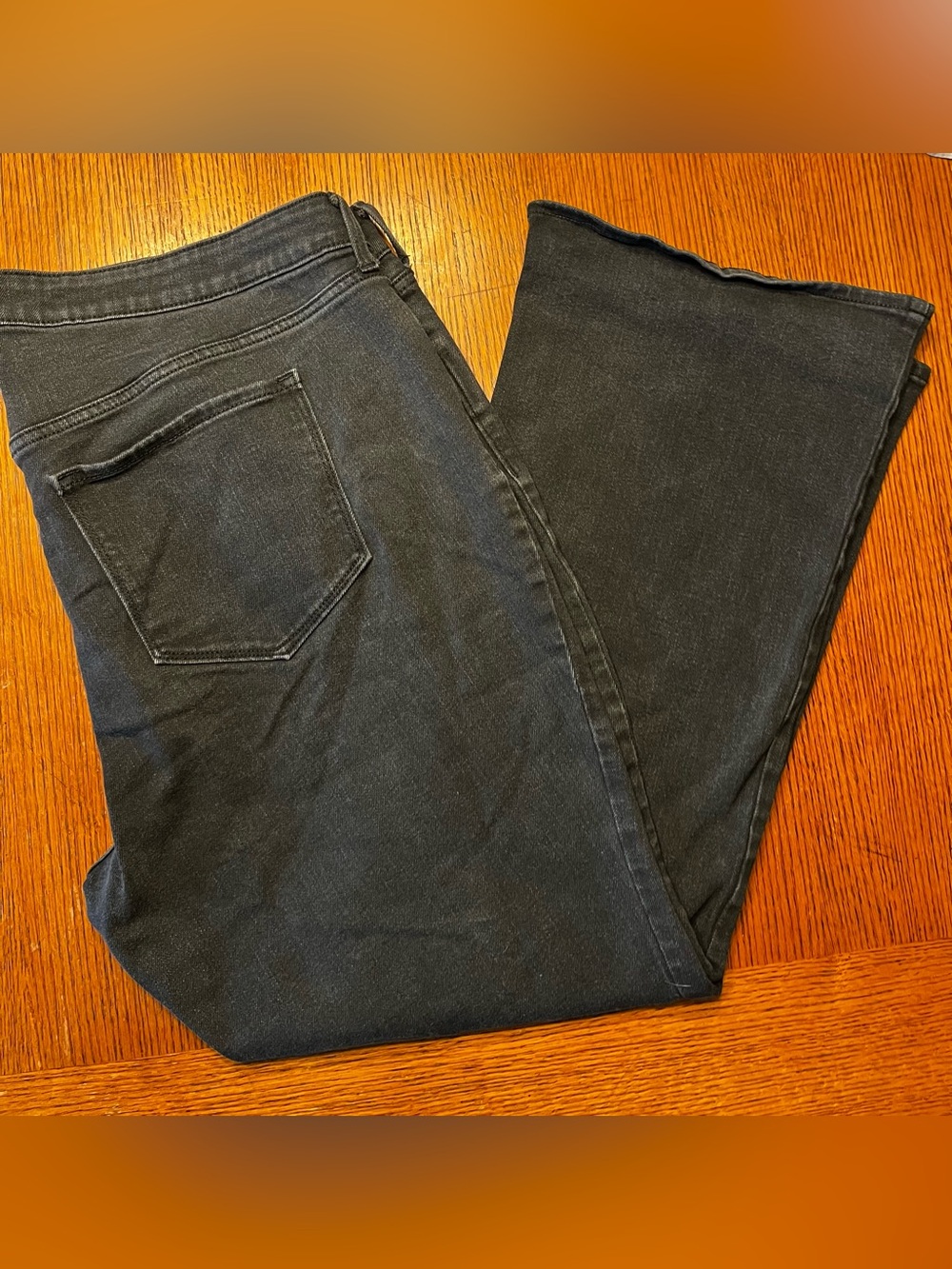 Old Navy Stretch Bootcut Black Jeans